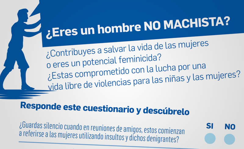 Encuesta: ¿Eres un hombre NO MACHISTA?